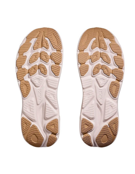 Zapatillas Hoka Clifton 10 suela en el color Putty/Grout