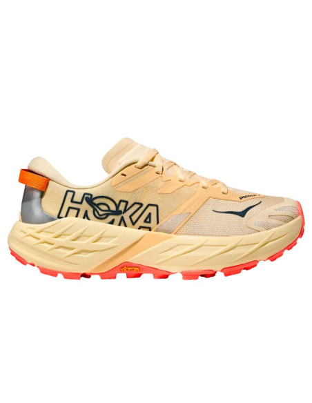 Zapatillas Hoka Speedgoat 7 Vintage Yellow / Neon Flame exterior