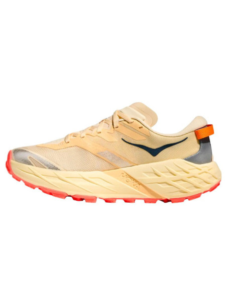 Zapatillas Hoka Speedgoat 7 Vintage Yellow / Neon Flame interior