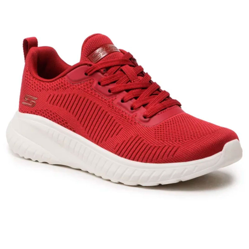 Zapatillas Skechers Bobs Squad Chaos exterior granate 2