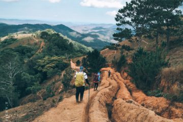 uso adecuado de bastones de trekking