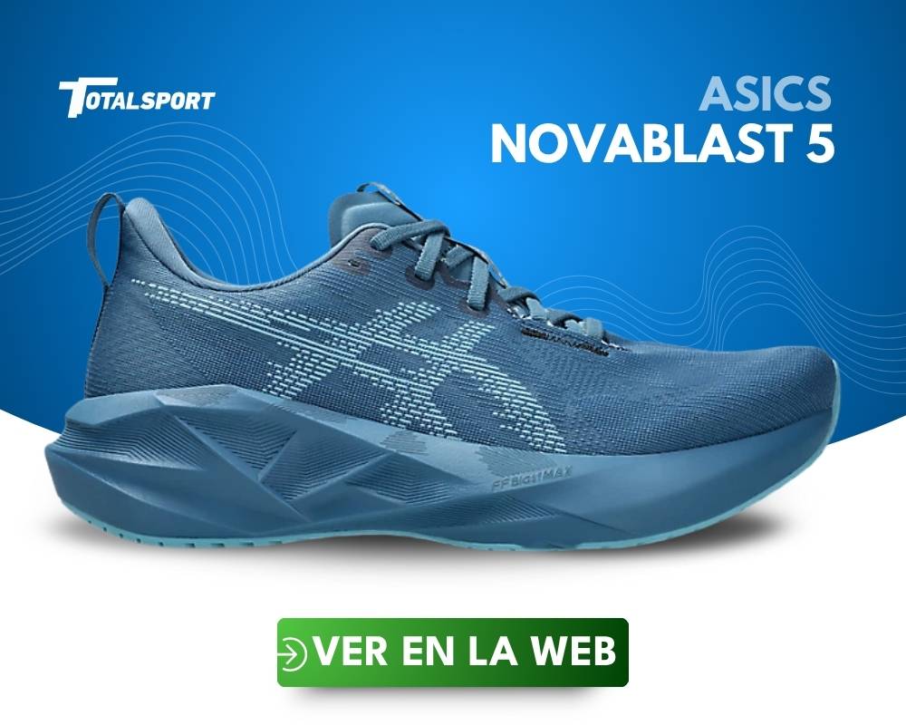 lateral de las asics novablast 5