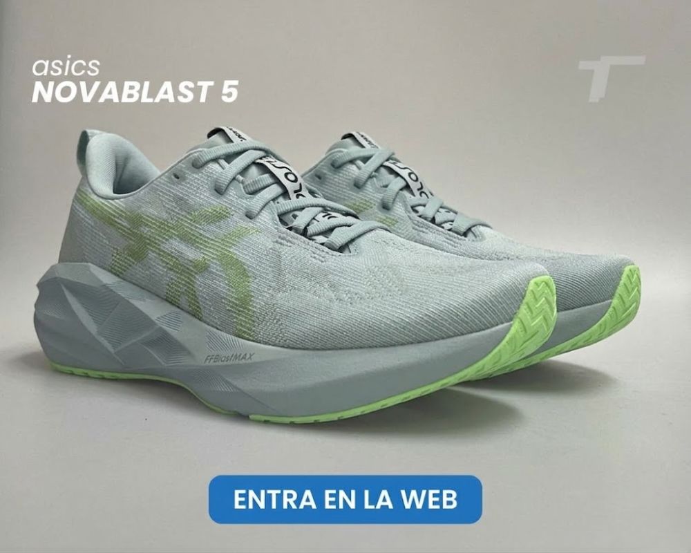 asics-novablast COLD MOSS LIGHT ORANGE almacén totalsport